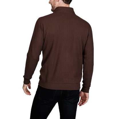 Men's Cozy Knit Quarter Zip Pullover